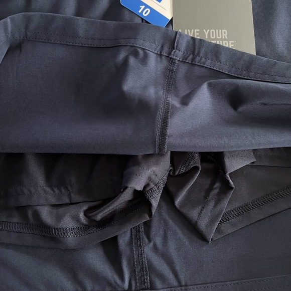 NWT Eddie Bauer women’s Adventurer 2.0 skort in navy size 10 - Picture 7 of 7
